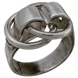 Anillo de plata Deux Ano para mujeres de Hermès Plata