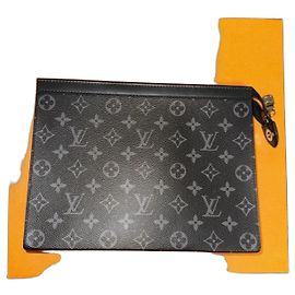 Clutch Pochette Voyage MM Monogram Louis Vuitton nera Nero