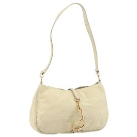 Borsa a Spalla PRADA Nylon Beige Oro Auth LNZ823 Beige D'oro