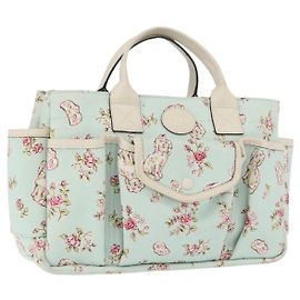 GUCCI Hand Bag Canvas Light Blue Auth ka3365 Light blue