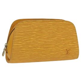 LOUIS VUITTON Epi Dauphine PM Tasche Gelb M48449 LV Auth BSZ506 Gelb