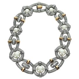 LOUIS VUITTON Collier LV Windsor metal Silver Tone MP2199 LV Auth LNZ615SM Other