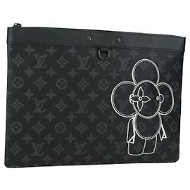 LOUIS VUITTON Eclipse Vivienne Pochette Apollo Tasche Limitierte Auflage M62904 Auth LNZ609SAM Monogramm