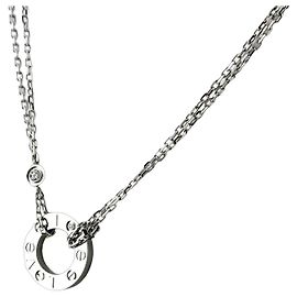 Cartier Love Kreis Anhänger Silber