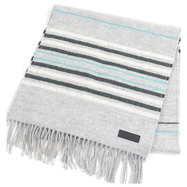 Hermès Hermes Light Gray Cashmere Stole Grey