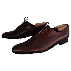 Richelieu Wholecut Finsbury "Broadway" Marrone Patinata Marrone Cioccolato