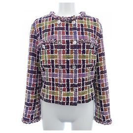 Chanel METIERS D'ART Collarless Jacket Red