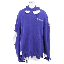 Sudadera de algodón UNIFIT de Balenciaga Azul