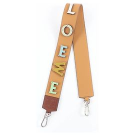 Loewe Logo Anagram Leather Shoulder Strap Brown Multiple colors