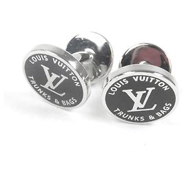 Gemelli Louis Vuitton M00912 Nero Argento