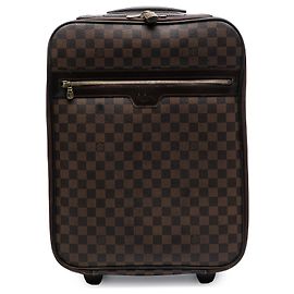 Louis Vuitton Pegase 45 Damier Ebene Marrom Marrom
