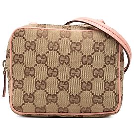 Gucci Beiger GG Canvas Umhängetasche Beige