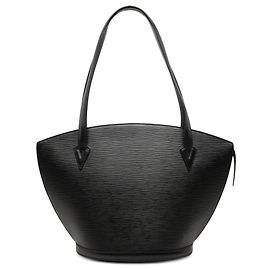 Louis Vuitton Black Epi Saint Jacques GM Long Strap Black