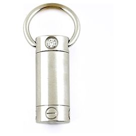 Cartier Love Schraubendreher Anhänger mit Diamanten Silber