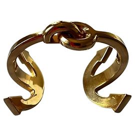 Céline Golden brass metal bracelet Gold hardware