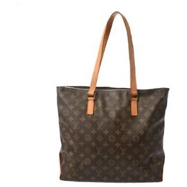 Louis Vuitton Monogram Cabas Mezzo braune Tote-Tasche Braun