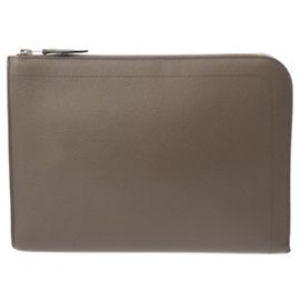 Borsa Clutch con Zip Hermès Taupe