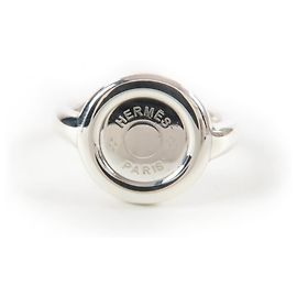Hermès HERMES Vintage AG925 Sterling Silver Band Ring Other