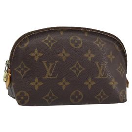 LOUIS VUITTON Pochette Cosmetica Monogram PM Pouch M43998 LV Auth BA11615 Monogramma