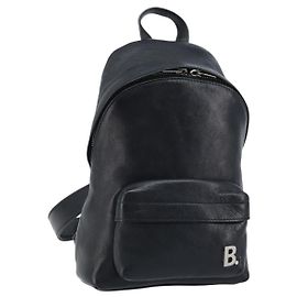 BALENCIAGA Backpack Leather Black Silver 580026 Auth 174080A Black Silvery