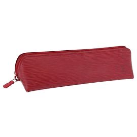 LOUIS VUITTON Astuccio per Matite Epi Rosso M56547 LV Auth LNZ612 Rosso