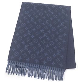 Louis Vuitton Monogram Gradient Cashmere Wool Scarf Other