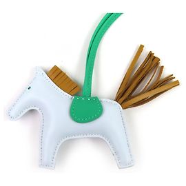 Hermès HERMES Charm Rodeo PM en Vert Sésame Vert