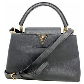 Borsa Capucines MM Louis Vuitton Nero