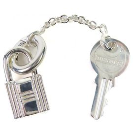 Pendente de colar com motivo de chave Cadena H em SV925 da Hermès Outro