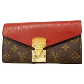 Cartera Larga Pallas Monogram Louis Vuitton Fucsia