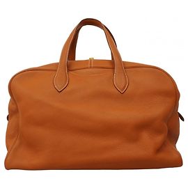 Sac Boston Victoria 43 d'Hermès Doré