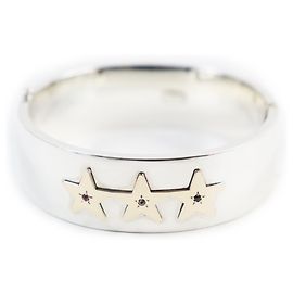 Tiffany & Co. 1940s Vintage 3-Star Bangle Other
