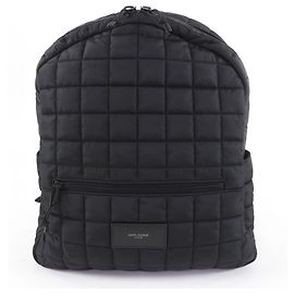Mochila de couro acolchoada Nooks da SAINT LAURENT Preto