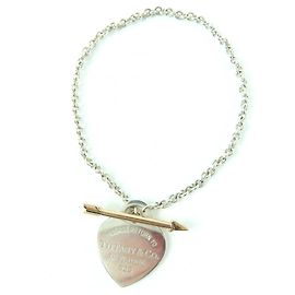 Tiffany & Co Pulsera Tag Corazón Enamorado Tiffany Return to Lovestruck Plata Dorado