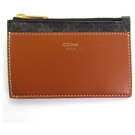 Céline Braune Leder-Kartenetui von Celine Braun