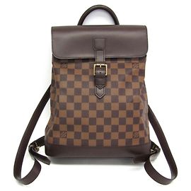 Louis Vuitton Damier Soho Women’s Backpack Damier ebene