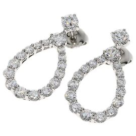 Orecchini in diamante extra large Harry Winston Loop Altro
