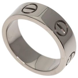 Cartier Love Ring in 18K White Gold Golden