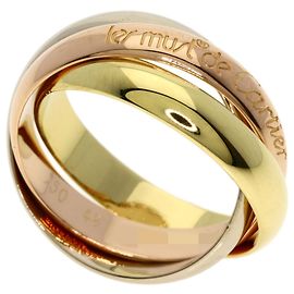 Anello Trinity Cartier in oro rosa bianco e giallo D'oro