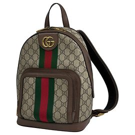 Zaino Piccolo Gucci Ophidia GG Marrone Beige