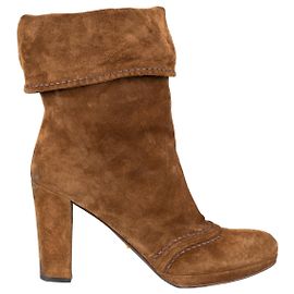 Stivali in suede Prada - Anni '10 Marrone