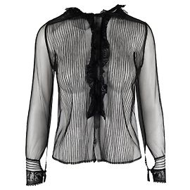 Valentino Garavani Transparente Spitzenhemd von Red Valentino - '10s Schwarz