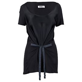 Maison Martin Margiela MM6 Maison Margiela Top Largo con Cinta - '10s Negro