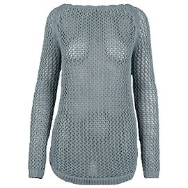 Ermanno Scervino Häkelpullover - '10s Blau
