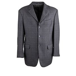 Gianfranco Ferré Studio Karierter Blazer - 90er Grau