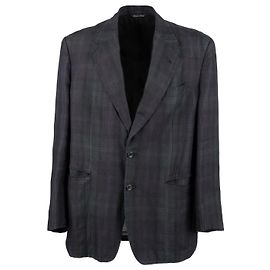 Blazer xadrez Gianfranco Ferré - Anos 2000 Multicor