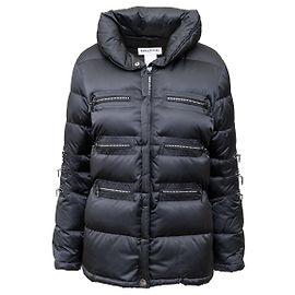 Sonia Rykiel Down Jacket With Zip - '00s Black