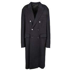Valentino Garavani Valentino Double Breasted Wool Coat - '20s Black