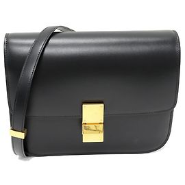 Céline Borsa 2WAY Celine Classic Box Medium Nero