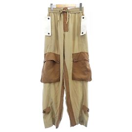 Pantalones cargo color block Louis Vuitton Beige